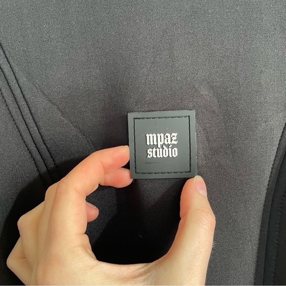 NWT MPAZ STUDIO Submerged Capsule 2022 Collection Mini Dress Black Size XS - Picture 5 of 11